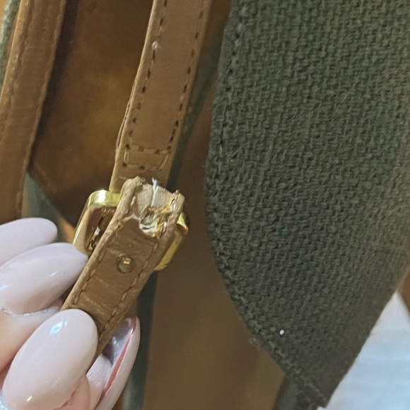 Tory Burch ‘Amina’ High Heel Sandals In Olive, Size US 10M, No Box - Picture 9 of 16